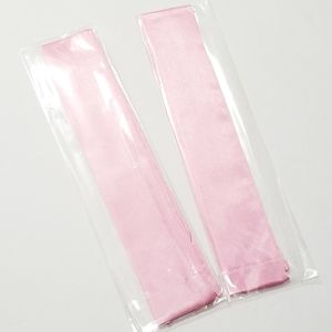 ⤵️⤵️2pc Solid Sweet Pink Design Satin Scarves